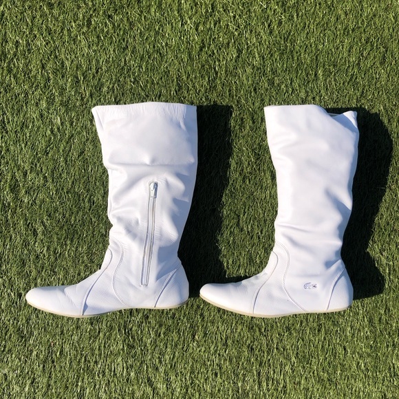 White Lacoste boot - Picture 4 of 8